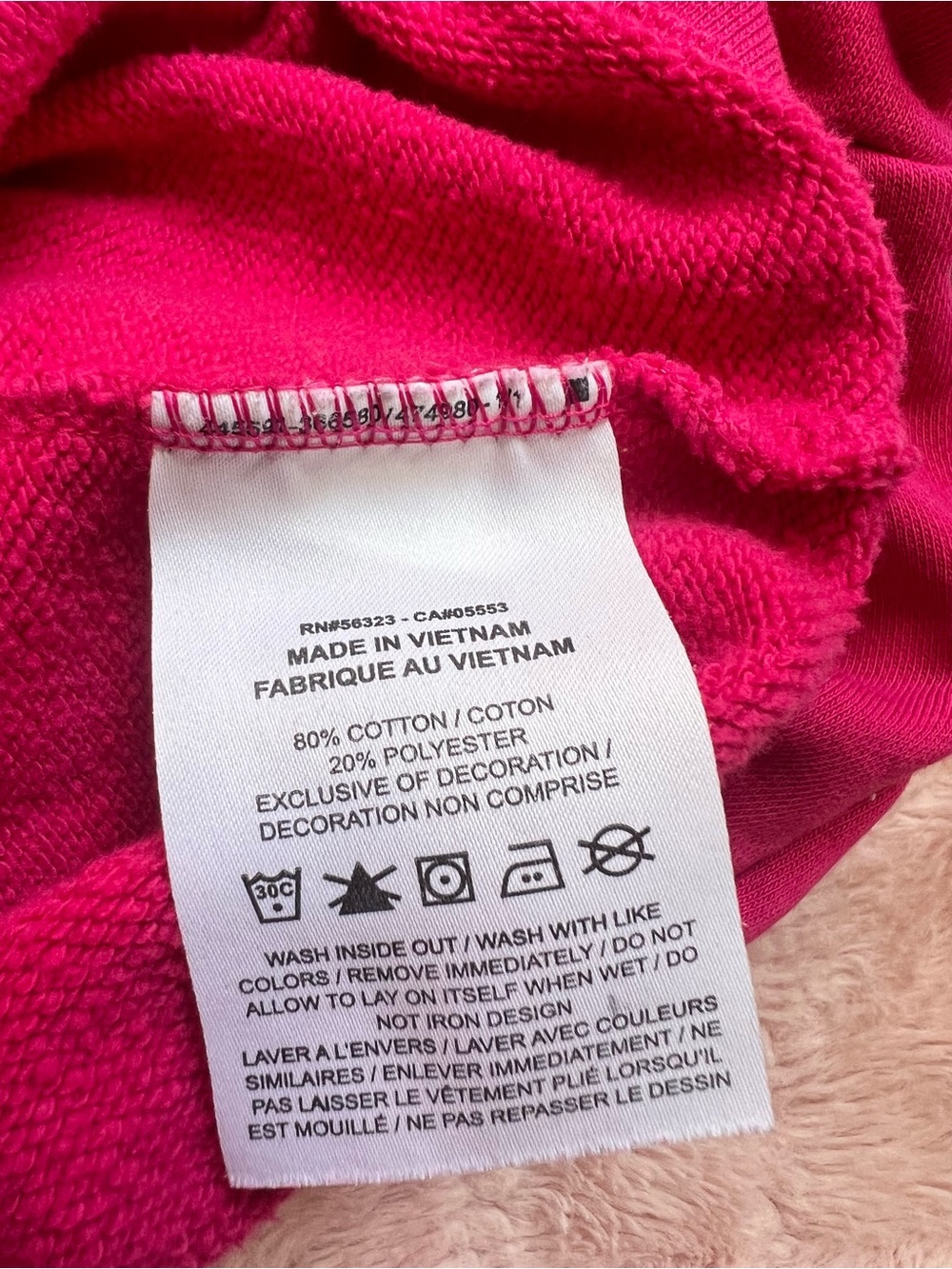 Nike Hot Pink Crewneck Sweatshirt Embroidered Logo | Size Large | GUC - Picture 7 of 11